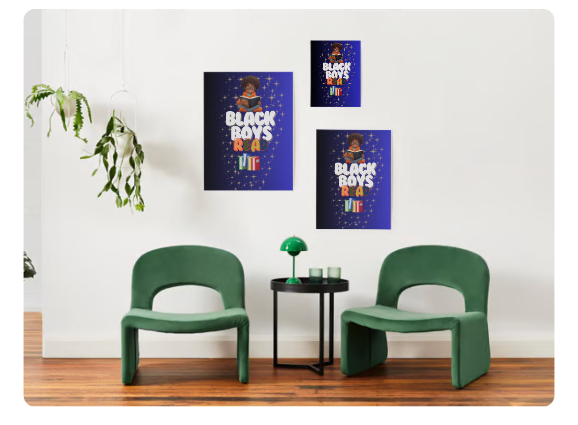Poster- PDF Digital Download Black Boys Read