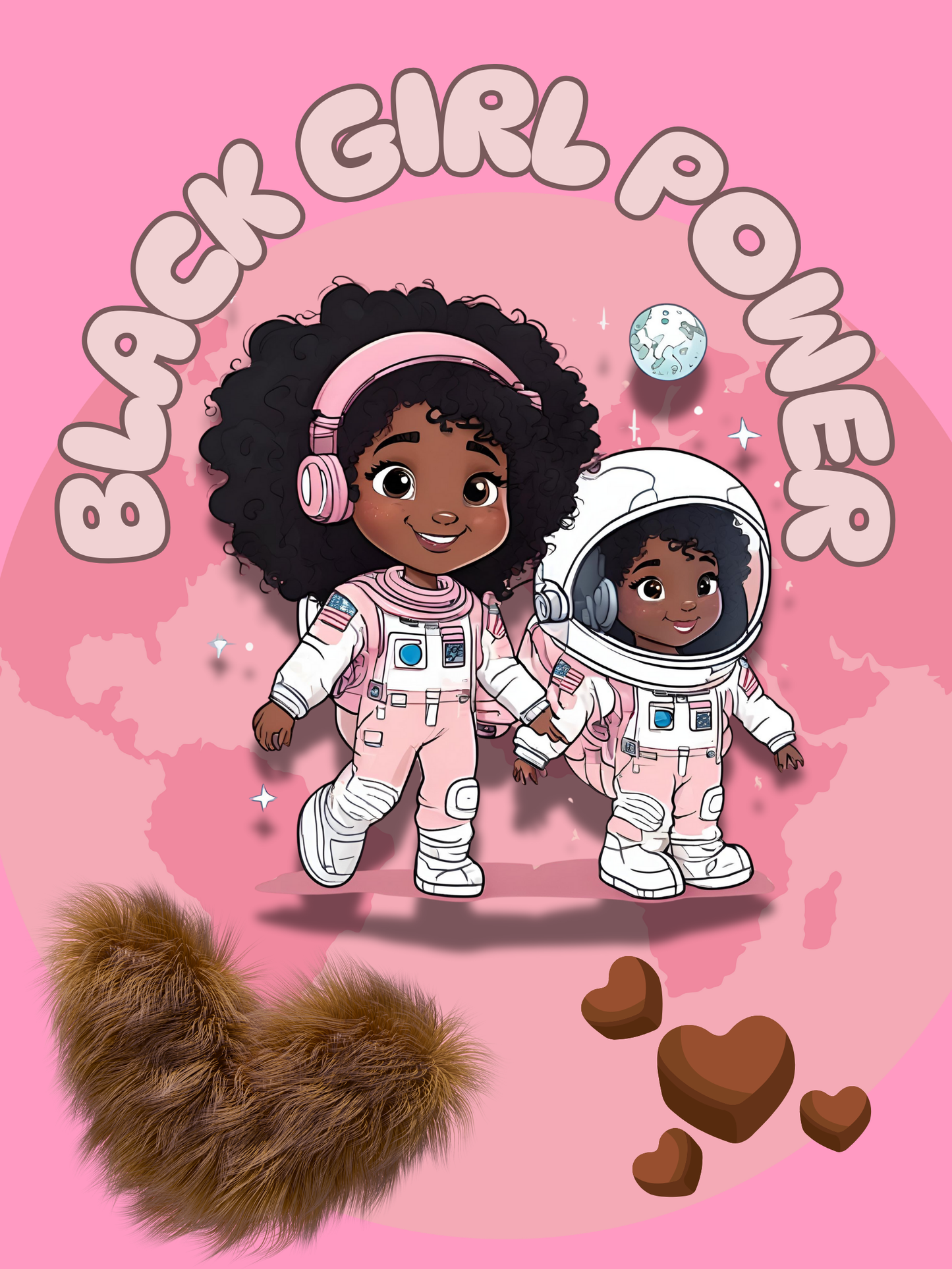 Black Girl Power Digital Download POSTER