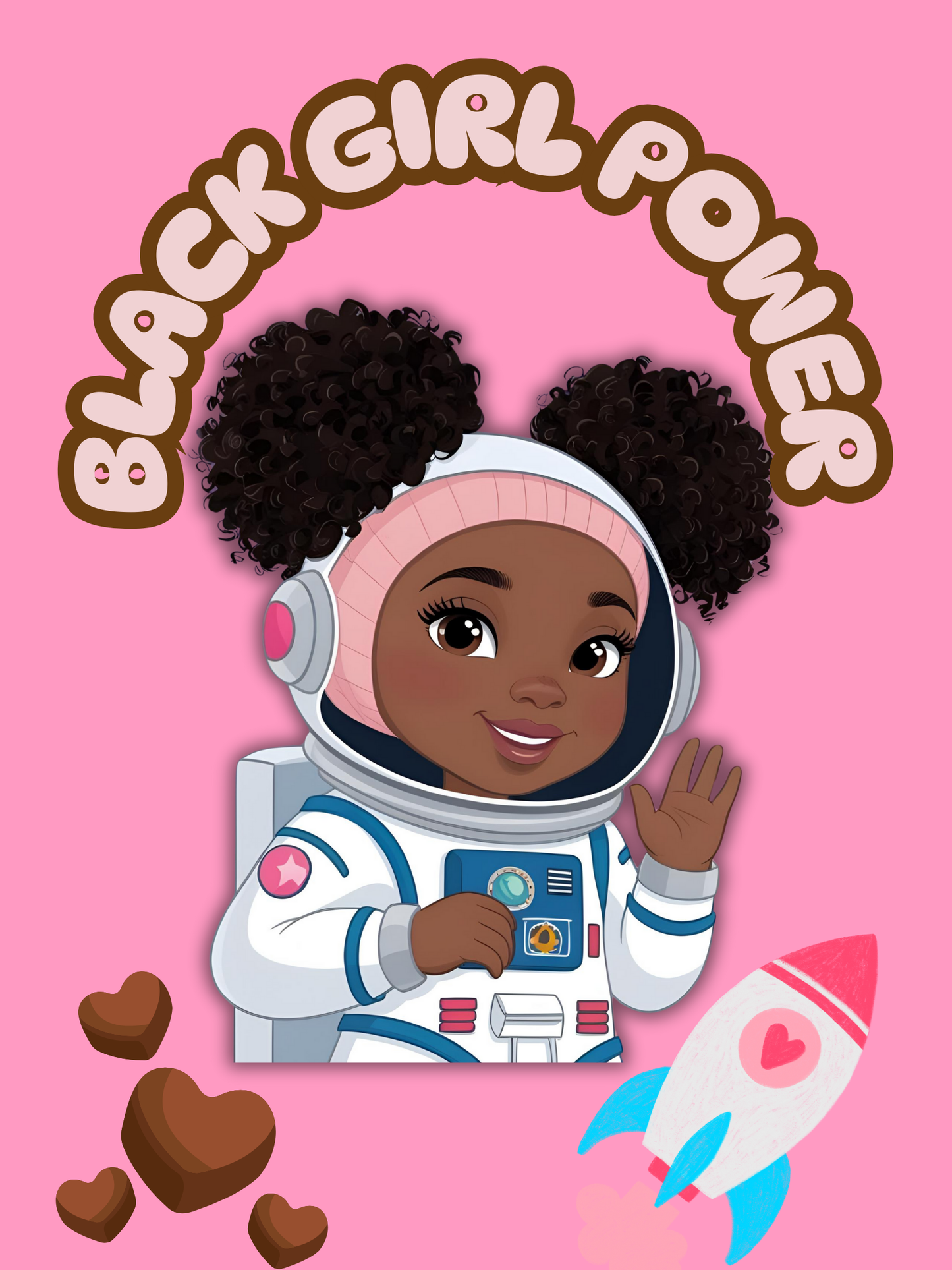 Black Girl Power Digital Download POSTER